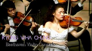 Kyung Wha Chung plays Beethoven violin concerto 1985 [upl. by Neved]