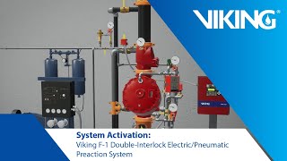 System Activation  Viking F1 DoubleInterlock ElectricPneumatic Preaction System [upl. by Outlaw57]