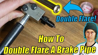 How to Double Flare a Brake Pipe  DIY [upl. by Olegnalehcim967]