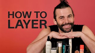 How to Layer Your Hair Care Products  My Hair Routine [upl. by Oicneserc70]