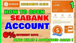 Create Seabank Account with 6pa Step by Step [upl. by Herman420]