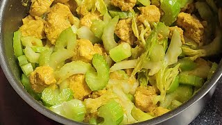 Chicken with celery recipe 😋 [upl. by Gnolb]