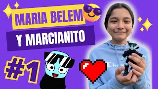 MARIA BELEM CONOCE A MARCIANITO 😱  MarcianitoyYoshi GabyyGildaDulcyFiesta [upl. by Hannaj]