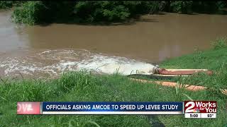 Officials asking to speed up levee study [upl. by Astrahan]