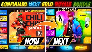 NEXT GOLD ROYALE FREE FIRE  100 CONFIRM🤫💯 UPCOMING GOLD ROYALE FREE FIRE  NEXT GOLD ROYALE [upl. by Scoter231]