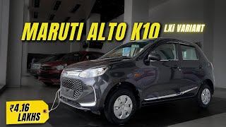 Maruti Suzuki Alto K10 LXi 2024 Review Features On Road Price [upl. by Alpheus226]