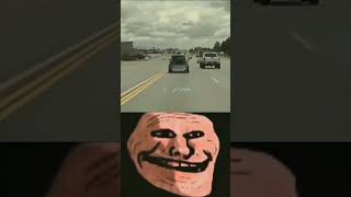 Bro Car Flying 💀🔥☠️shorts trollface edit [upl. by Niwled]