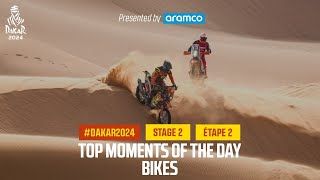 Bikes and Quads Top moments  Stage 2  Dakar2024 [upl. by Ennairda321]