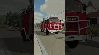 FS22 Przejazd alarmowy Jelcz 442 GCBA 524 JZS 327R65 OSP DynówPrzedmieście shorts [upl. by Geiss]