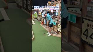 Hole 1 Part 2  Mini Golf Tournament with Brooks Holt minigolf [upl. by Nniuq]