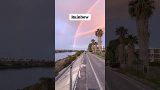 Full rainbow  rainbow rainbows sky clouds marinadelrey california southbay southbaylife [upl. by Ioyal]