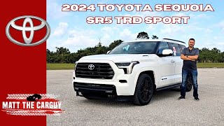 Is the 2024 Toyota Sequoia SR5 worth buying Review and test drive [upl. by Forelli]