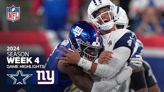 Dallas Cowboys vs New York Giants Game Highlights  NFL 2024 Season Week 4 [upl. by Loseff243]