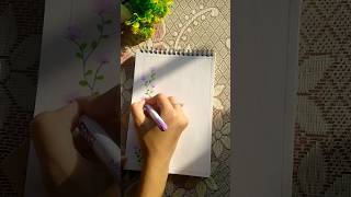 Floral front page design for project 💝🔥💫art assignmentfrontpage viralvideo drawing flowers [upl. by Gerianne852]