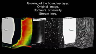 V0061 Boundary Layer and Recirculation of Flow Around a Vertical Cylindical Surface a [upl. by Other]