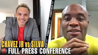 JULIO CESAR CHAVEZ JR VS ANDERSON SILVA FULL KICK OFF PRESS CONFERENCE [upl. by Sugden]