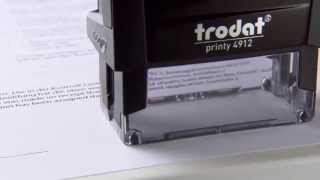 Trodat  Printy 4912 features [upl. by Aisenet36]