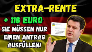 🚨ACHTUNG RENTNER ExtraRente 👉 Einmaliger Antrag bringt 118 Euro mehr im Monat [upl. by Drew]