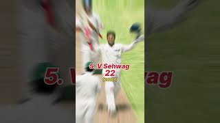 Most Sixes in Tests Calendar Year Sehwag⚡💥 shorts cricketshorts [upl. by Bohun]