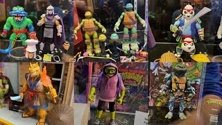 New Neca TMNT Teenage Mutant Ninja Turtles action figures on display nycc 2024 [upl. by Eppesiug]