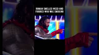 Roman Reigns smelled who was smoking wwe smackdown [upl. by Oicelem134]