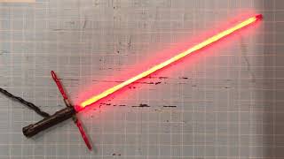 Hot Toys Kylo CCFL lightsaber with staggered ignition [upl. by Atiluap]