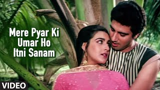 quotMere Pyaar Ki Umar Ho Itni Sanamquot Full Video  Waaris  Lata Mangeshkar  Amrita Singh Raj Babbar [upl. by Telfer]