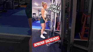 CABLE CROSS LATERAL RAISE Tips amp Advice for getting the most out of this exercise [upl. by Huff]