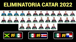 LISTA DE CONVOCADOS de la SELECCIÓN MEXICANA para la ELIMINATORIA MUNDIALISTA ENERO 2022 [upl. by Lurleen]