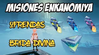 MISIONES ENKANOMIYA  OFRENDAS Y BRIDA DIVINA  Genshin Impact Esp [upl. by Nicks335]