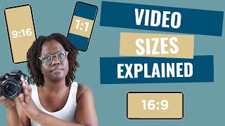 Social Media VIDEO SIZES amp RATIOS Video Size Guide for 2024 [upl. by Beau]