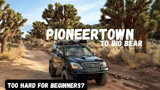 Pioneertown to Big Bear Off Road Trail 2N02 BURNS CANYON RD [upl. by Peterman]