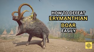 How to Defeat The ERYMANTHIAN BOAR EASILY  Assassins Creed Odyssey [upl. by Older]