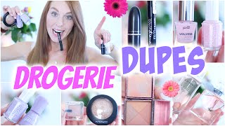 8 GÜNSTIGE DROGERIE DUPES Mac Benefit Essie Lancome  LaurenCocoXO [upl. by Neelya]