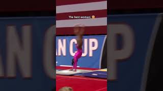 Who do you think did the better Vault🤔 gymnastics vault stick simonebiles [upl. by Carrel825]