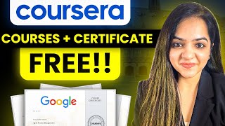 How To Get Paid Coursera Course Certificates For FREE in 2024 Step by Step Explained [upl. by Ecirtnahc]