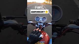 Aquaplanagem🤔 motovlog moto agua aquaplanagem viral video titan150 shorts youtubeshorts [upl. by Gwendolin]