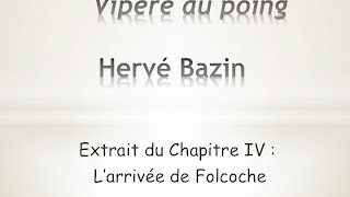 Vipère au poing chapitre IV lecture [upl. by Bear]