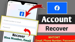 How To Recover Facebook Password Without Email And Phone Number 2024  facebook Account Recovery [upl. by Ijuy]