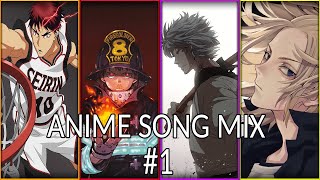 ANIME OPENING AND ENDING MIX 1  FULL SONGS   New Anime 2024 [upl. by Ttenna]