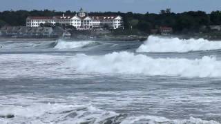 Kennebunkport amp Portland Maine  Swells from Hurricane Bill [upl. by Melody]