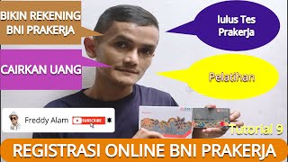 Cara Registrasi Online Rekening BNI Prakerja [upl. by Leontina]