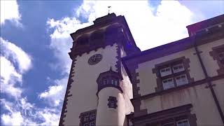 Walter Eucken Gymnasium  Lycee Turenne  Schule in Freiburg  Turmuhr  Zoom [upl. by Dzoba422]