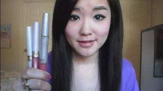 Lip Product Review Maybelline Superstay amp CoverGirl Outlast Liquid Lipcolor  HelloHannahCho [upl. by Ahsikyw]