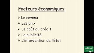 Économie  La consommation des ménages [upl. by Hoye]