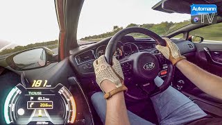 2017 KIA ceed GT 204hp  0200 kmh acceleration 60FPS [upl. by Lugar]