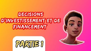 Decision Dinvestissement et de financement DIFPartie 1 DARIJA أجي تفهم [upl. by Nitin]