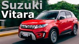 Suzuki Vitara 2016  atractiva diferente como segura  Autocosmos [upl. by Nylynnej922]