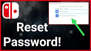 How To Reset Forgotten Password On Nintendo Switch [upl. by Eixam]