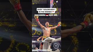 Kemenangan Rudy Golden Boy 🇮🇩 vs 🇲🇾 Byon Combat Showbiz 4 shortsvideo rudygoldenboy byoncombat [upl. by Amanda742]